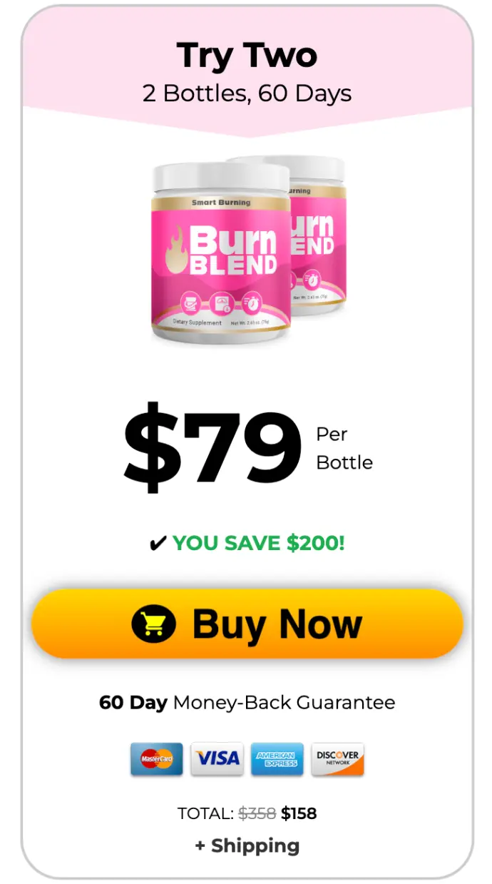 BurnBlend 2 bottle pricing BurnBlend 2 bottle pricing